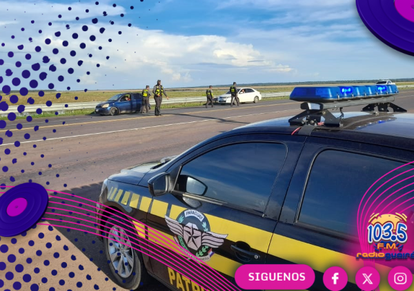 Patrulla Caminera activa operativo especial para la peregrinación a Caacupé 2025