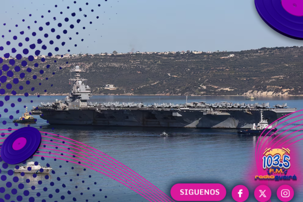 El portaaviones Gerald R. Ford se acerca a las costas de Israel