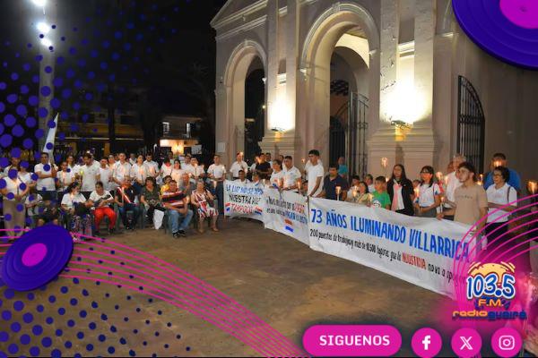 Sentata simbólica en Villarrica para exigir revisión de fallo millonario