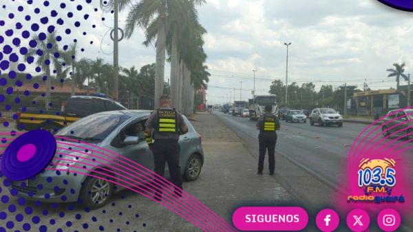 Patrulla Caminera endurece controles