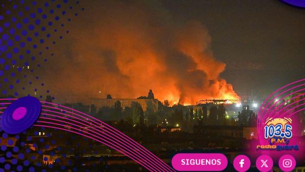 Varios ataques nocturnos por parte de Rusia sobre la región de Kiev