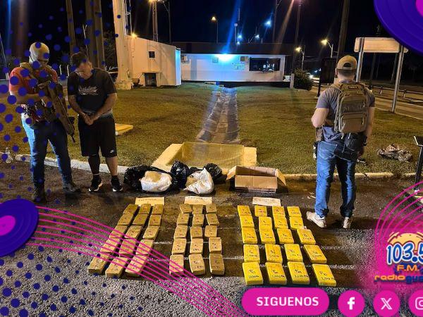 Incautan 52,9 kilos de droga en camión proveniente de Bolivia